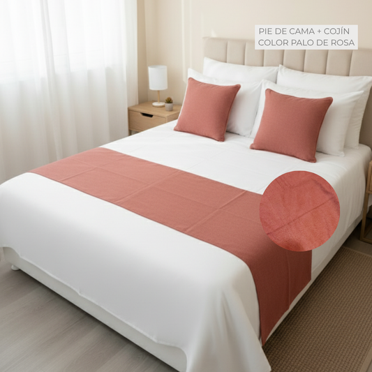 Pie de Cama Unifaz Palo de Rosa