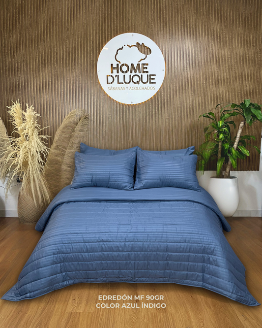 Edredón Microfibra Azul Indigo